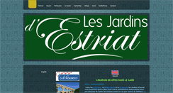 Desktop Screenshot of lesjardinsdestriat.com